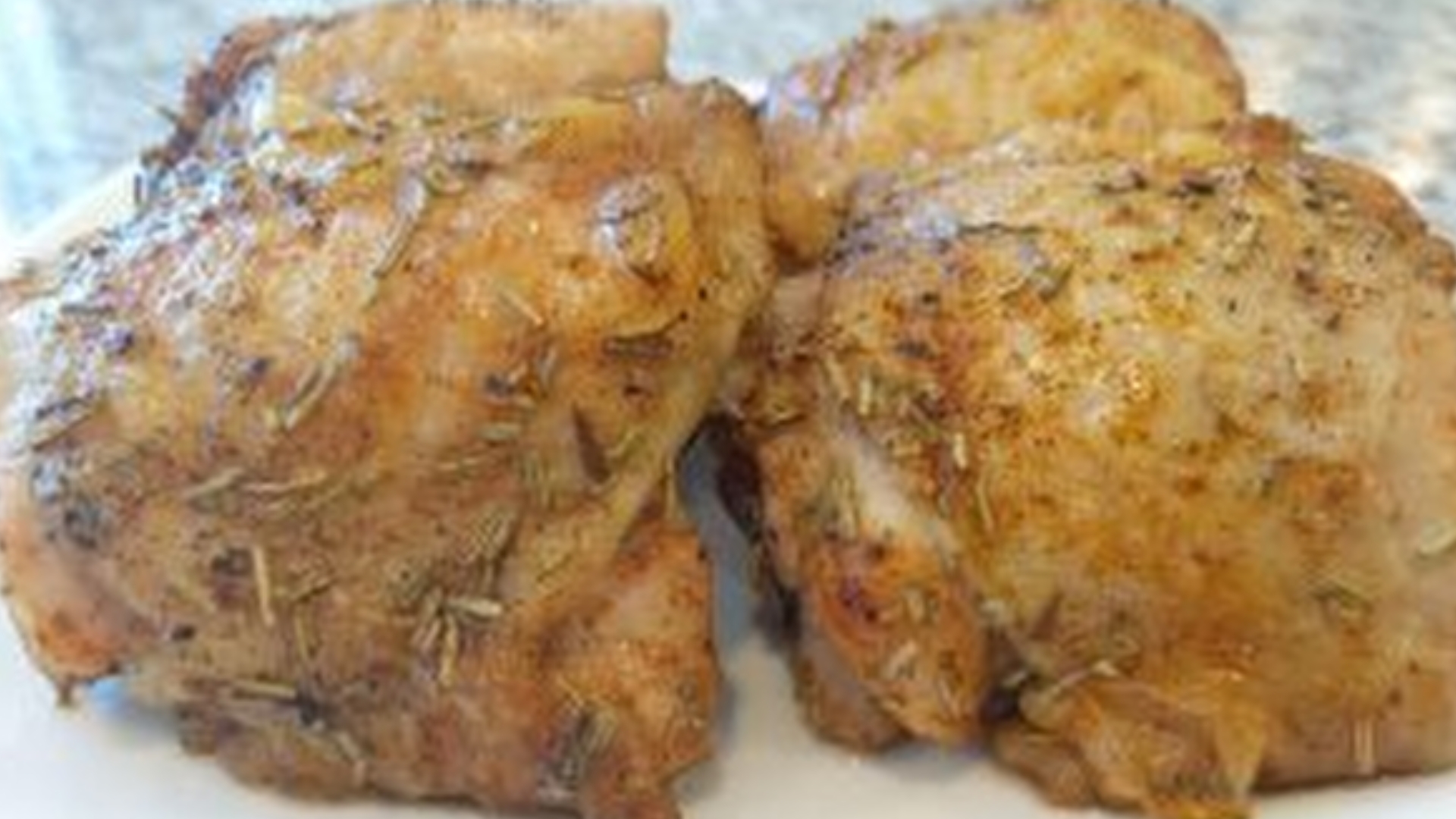Rosemary Roasted Chicken Thighs - Green Thumb Foodie